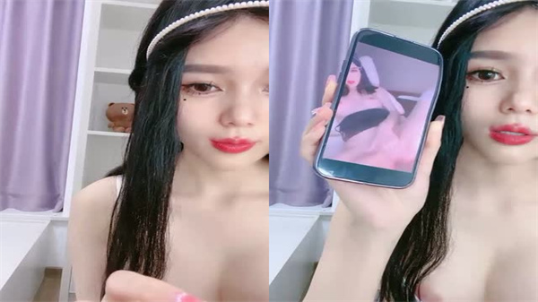 黑丝苗条巨乳妹浪叫连连,互动撩骚道具挑逗粉嫩蜜穴